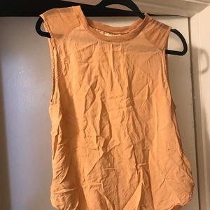 Blush sleeveless top